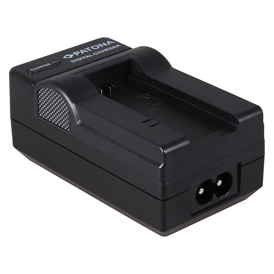 Patona 4in1 Ladegerät f. Sony Akku NP-FC10 NP-FC11 incl. KFZ-Lader (Kamera Akku Ladegerät) (34477626)