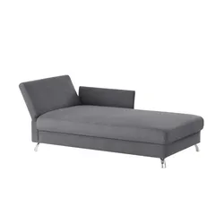 nehl Liege  Easy ¦ grau ¦ Maße (cm): B: 220 H: 80 T: 96.0