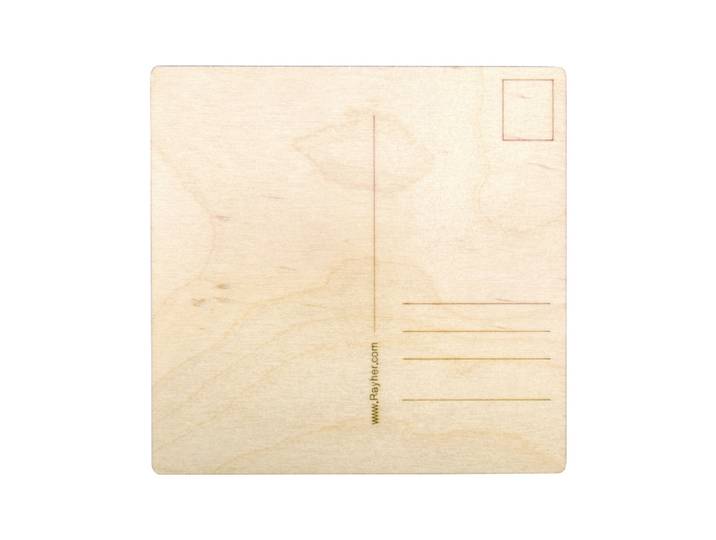 Rayher Holz-Postkarte FSC Mix Credit 15 × 15 × 0.3 cm 20 Stück