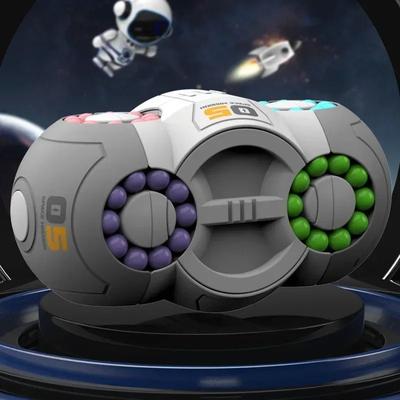 Uplift Picks Magic Bean Cube Rotating Brain Teaser Finger Fidget Toy gray