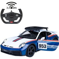 Deluxe Car Series - Porsche 911 Dakar Performance, RC blau/weiß, Maßstab 1:14, 2,4 GHz