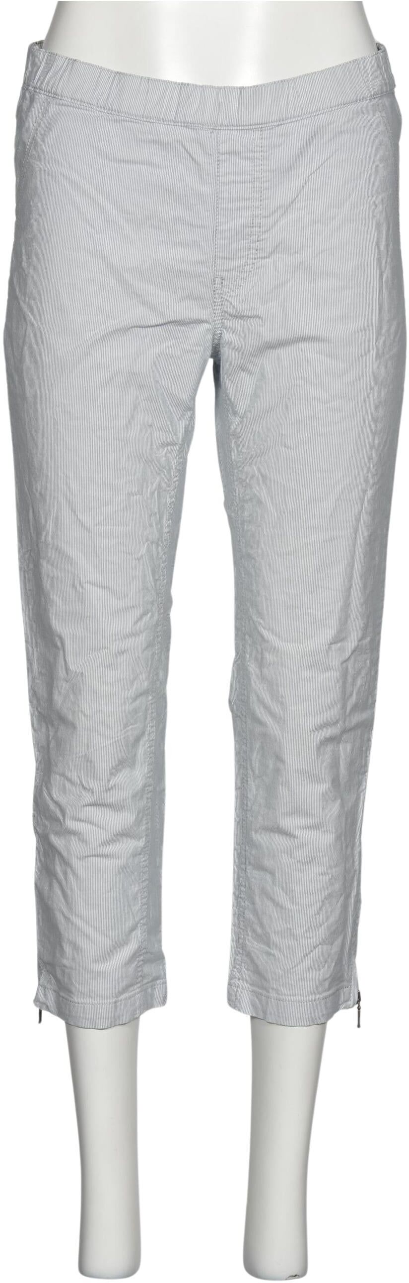 Jackpot Damen Stoffhose, Grau, Gr. M, Baumwolle / Elasthan - Second Hand