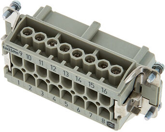 Harting 16pin Female Multipin Chassis