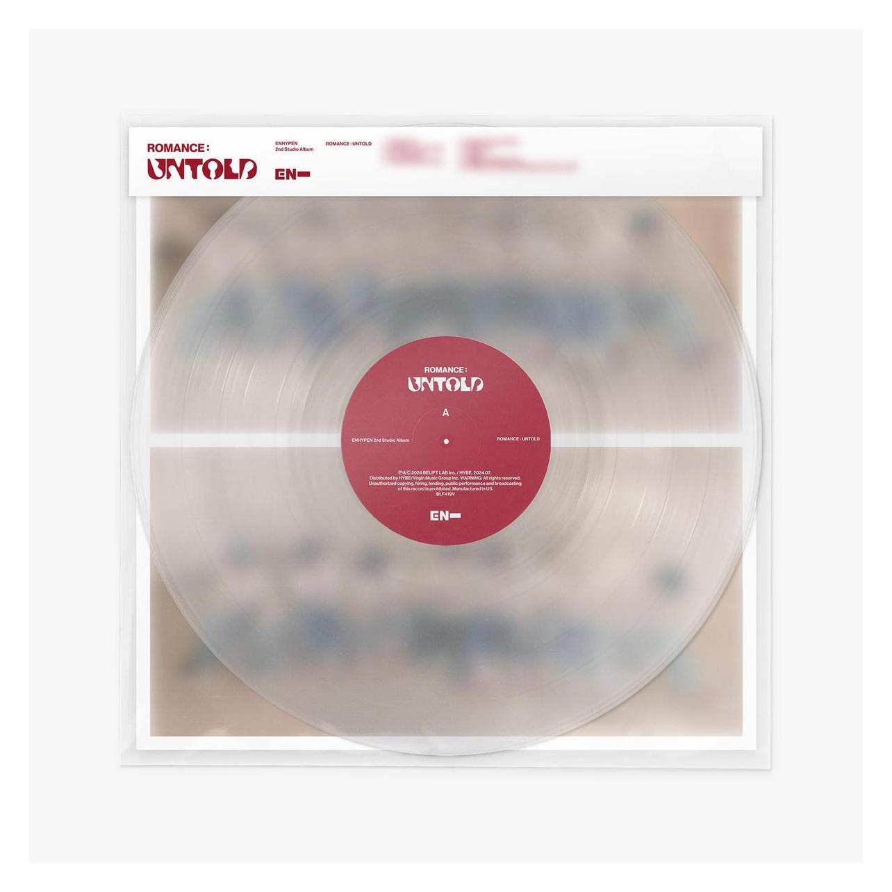 Interscope ROMANCE: UNTOLD (CVNL) (STIC) (WB) (Enhypen) (47132648)