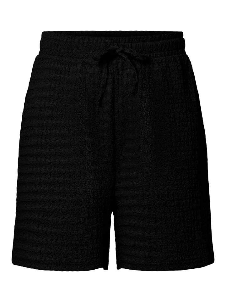 Pieces Shorts in Schwarz - S