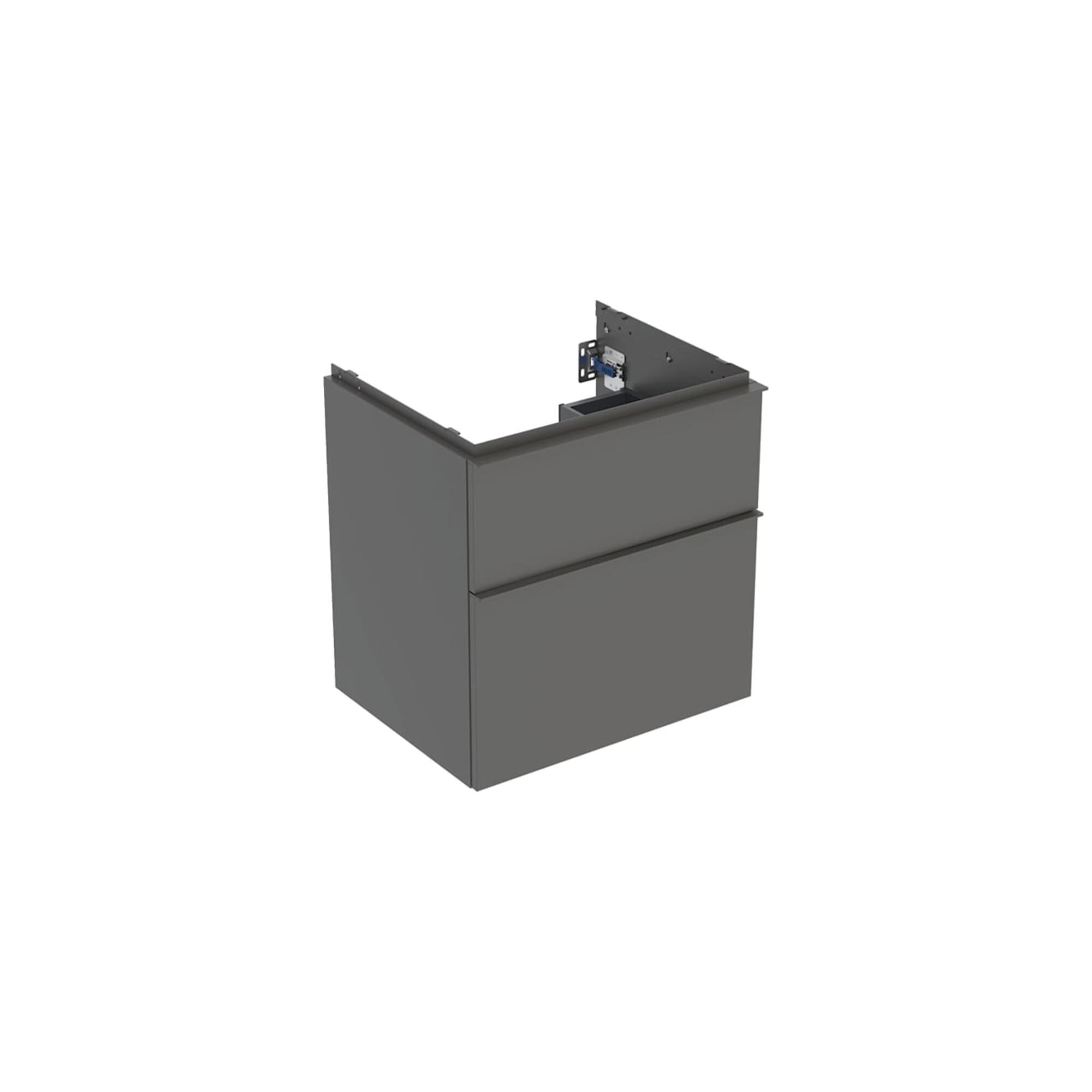 Geberit Waschtischunterschrank iCon 59,2x61,5x47,6cm, 2 Laden, la. m/la. ma (502303JK1)