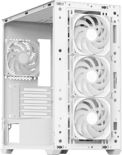 AeroCool D301A-G-WT-V2 Mini-Tower PC-Gehäuse Weiß
