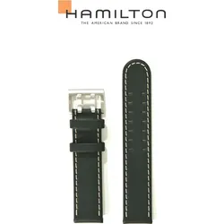 Hamilton - Khaki Field Auto Band-set Leder-grün-20/20 H690.704.112 - grün