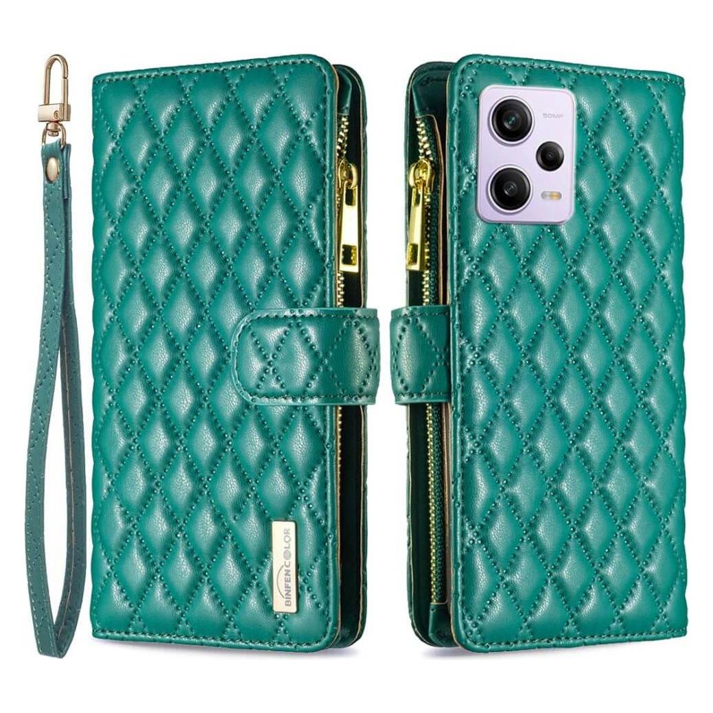 Binfen Color Xiaomi Poco X5 Pro - BINFEN Brieftaschen Hülle grün (Xiaomi Poco X5 Pro) (660127937A)