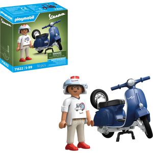 playmobil Spielset Vespa 71622, ab 5 Jahre, 1969 Vespa 150 Sprint Veloce, Blau, 16 Teile