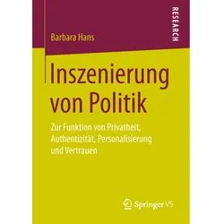 Inszenierung von Politik, Fachbücher von Barbara Hans