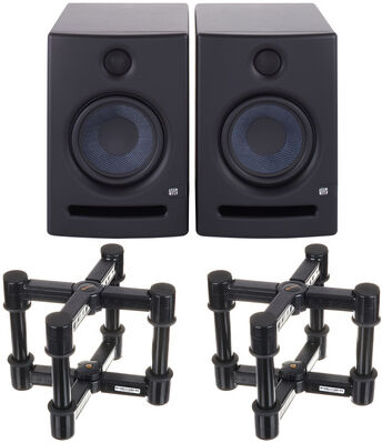 Presonus Eris E5 Isolation Stand Bundle