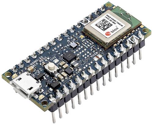 Arduino ABX00072 Board Nano 33 BLE Rev2 with headers Nano ARM Cortex-M4