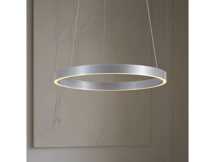 Suspension LED Yonam, Ø 60 cm, à 1 lampe, aluminium, CCT - Lucande - Salle à manger - Moderne - Métal - À ampoule unique