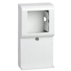 LK, Zubehör Elektroinstallation, FUGA SOFTLINE Paneelbasis 1 Modul, Weiss- In Tasche für DIY