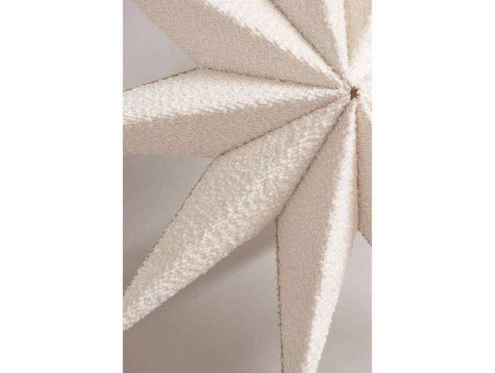 Stella Star 60 Weiß Bouclé - Globen Lighting - Stoff / Textil