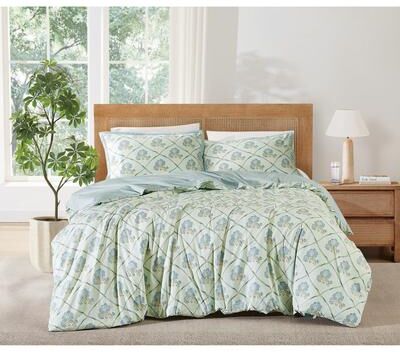 Brooklyn Loom Olivia Floral Cotton Comforter Set