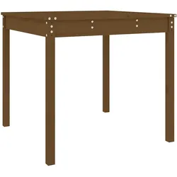 vidaXL Gartentisch Honigbraun 82,5x82,5x76 cm Massivholz Kiefer