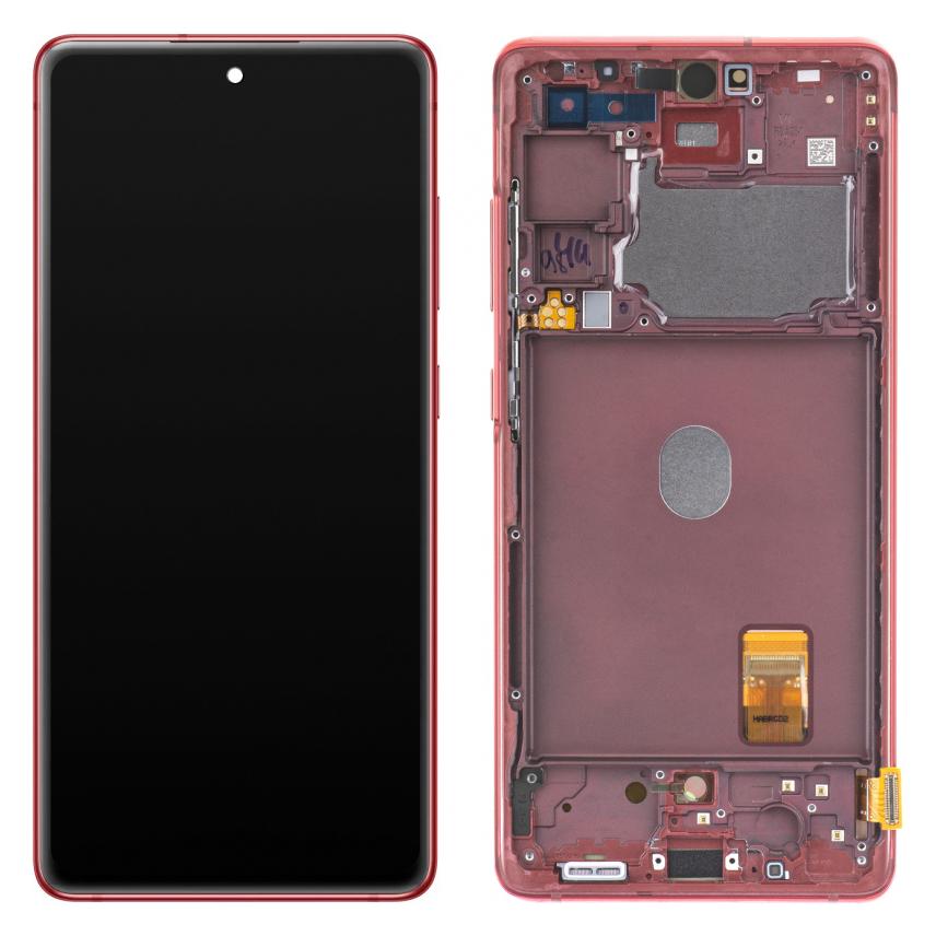 Samsung Display Unit für Galaxy S20 FE G780, Rot (Display) (58267711)
