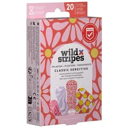 WILD STRIPES Pflaster Classic sensitiv Pastel Fun 20 St
