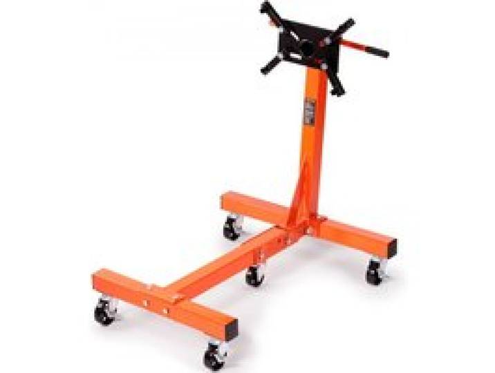 VEVOR Support Moteur d'Atelier 680 kg Stand de Moteur en Acier Pliable Mobile Roue Verrouillable Lève-Moteur Rotatif 360° 6 Points d’Ancrage Réglables en Inclinaison pour Travaux sur Moteurs Démontés