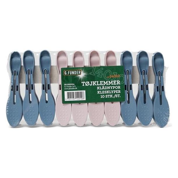 G.Funder Tjklemme i plast - 10 stk. klemmer i en pakke. (10 Stk.) (5701137140106)