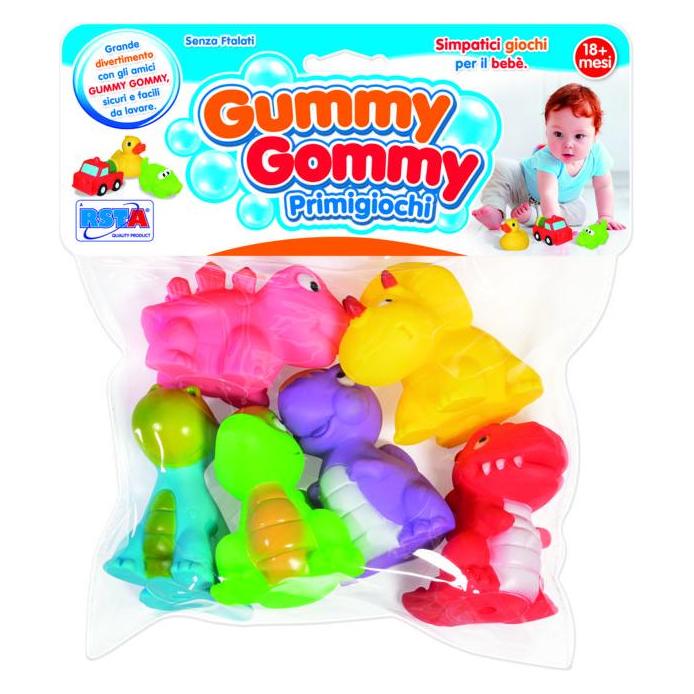 Rs Toys Gummy Gommy - Busta 6 Mini Dinos (36932993)