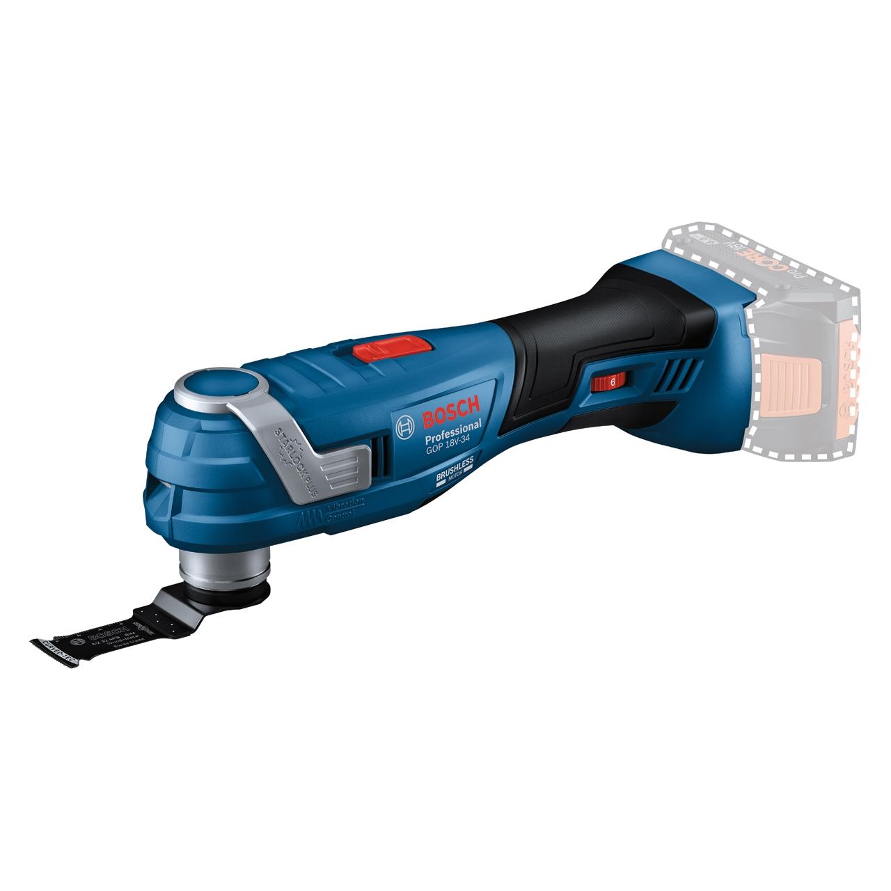 Bosch Professional GOP 18V-34 (Oszillationswerkzeug) (0615V0003F)