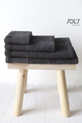 ISLAND telo bagno cotone 100%, 70x140 cm fascia 8 cm Personalizzate o neutre Sol's