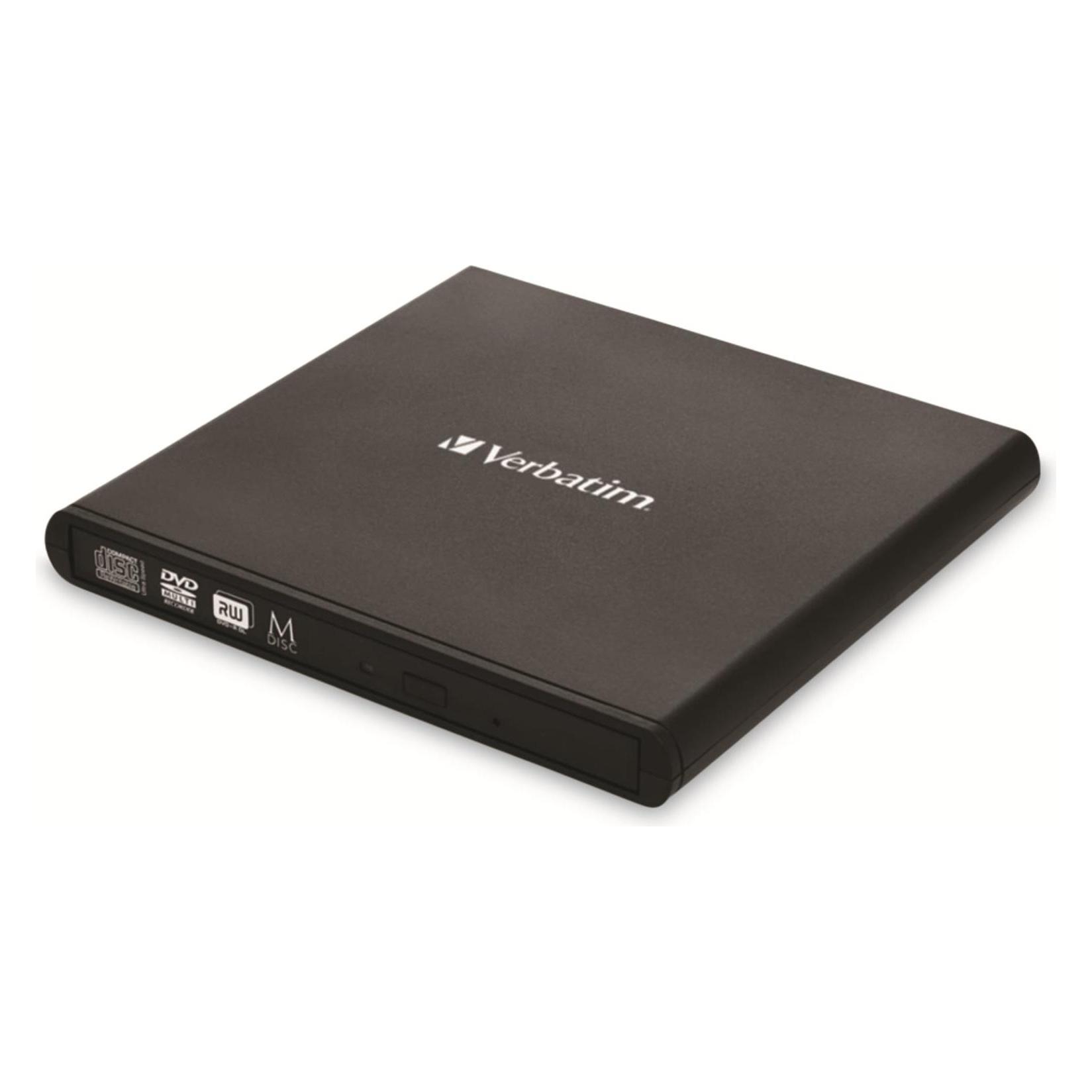 Verbatim Externer Slimline CD-DVD-Brenner (DVD Brenner) (53504)