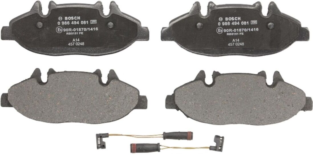Bosch Set di pastiglie freno 0 986 494 081, anteriore