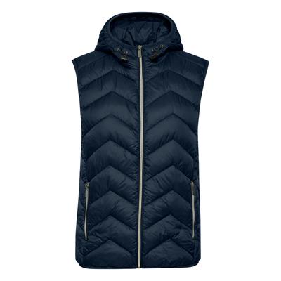 Wintermantel FRANSA "Damen Jacke FRBAPADDING", Damen, Gr. XS, blau (schwarz peacoat), Obermaterial: 100% Polyamid PA., Mäntel Wintermantel