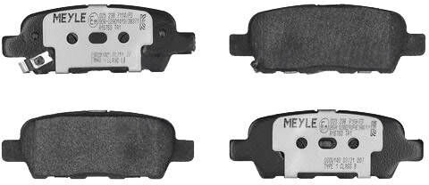 MEYLE 025 238 7114/PD Brake pad set