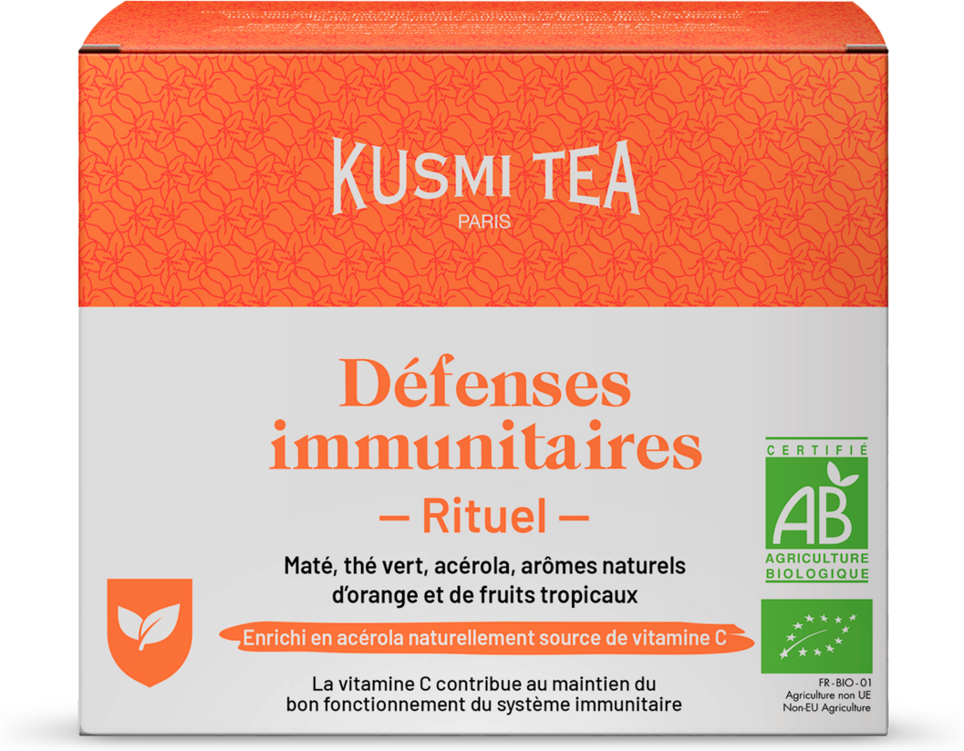 Immunabwehr Ritual - Grüner tee Mate, vitamin c, bio - Kusmi Tea