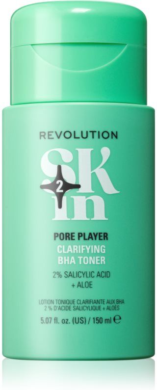 Revolution Skincare Clearly Clarify 2% Salicylic Acid &Aloe Clarifying BHA Toner sebum-regulating and pore-minimising tonic 150 ml