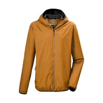 Funktionsjacke KILLTEC "KOS 486 MN JCKT", Herren, Gr. S, braun (altgoldfarben), Obermaterial: 100% Polyester.Futter: 100% Polyester, Jacken Funktionsjacke, Herren Funktionsjacke: leicht, wasser- und winddicht, atmungsaktiv