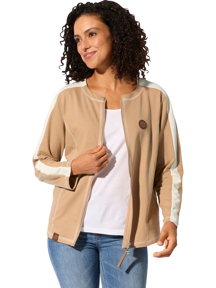 WITT WEIDEN Sweatjacke in Beige - 46