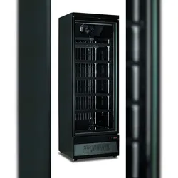 KLIMAITALIA Kein frostmontierter Gefrierschrank. Axialer Lüftermotor und elektronischer Temperaturregler. Temperatur -18°C/-22°C. MR75BT1BLK