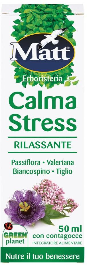 A&D SpA Gruppo Alimentare Diet Matt Erboristeria, Calma Stress Rilassante in Gocce, 50 ml