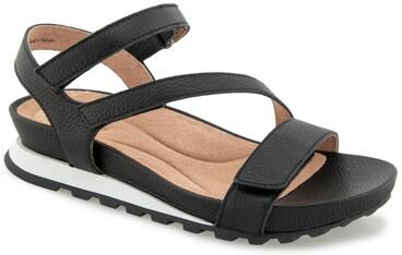 Women's Liza Casual Wedge Sandal by Jambu in Black (Size 10 M)