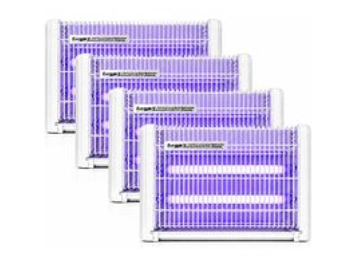 Pack ELECTRIS 4x Destructeurs dinsectes Electrique 20W Anti-Moustique 230V 30m2