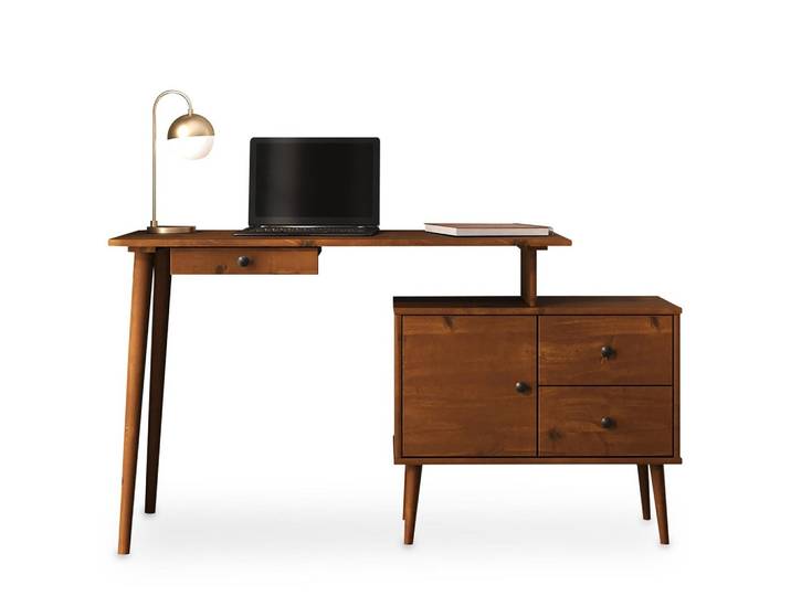 SCHREIBTISCH ANGOLO Kastanie