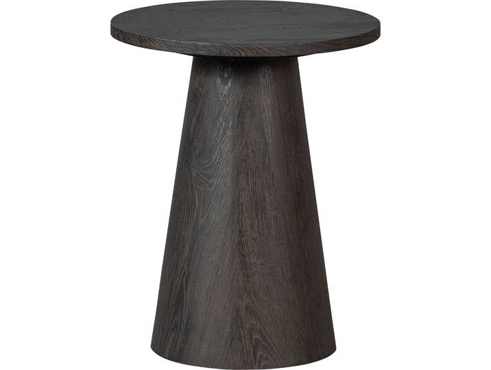 Couchtisch WOOOD Venlo , braun (dunkelbraun, dunkelbraun), B:40cm H:50cm T:40cm, Tische, Couchtisch, Beistelltisch, runde Form, H 50 cm x Ø 40 cm