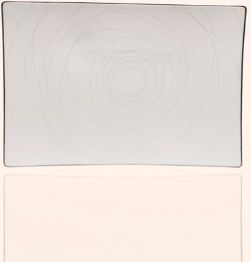 Red Vanilla "Orbit Rectangular Platter 15.5"" x 10.25"""