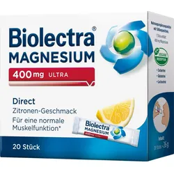 Biolectra Magnesium 400mg Ultra Direct Zitrone 20 ST