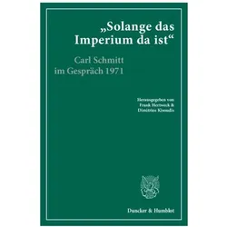 »Solange das Imperium da ist«, Fachbücher von Carl Schmitt, Dieter Groh, Klaus Figge