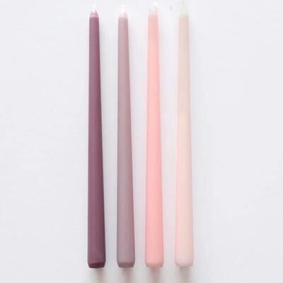 Uplift Picks 30CM Dripless Taper Candles Unscented Long Burning Dinner Candles Set Of 4 10