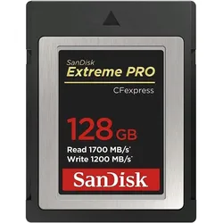 Sandisk Extreme Pro (128 GB, CFexpress Typ B), Speicherkarte, Schwarz