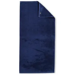 Vossen Duschtuch Vegan Life 67 x 140 cm Baumwolle Blau Marine