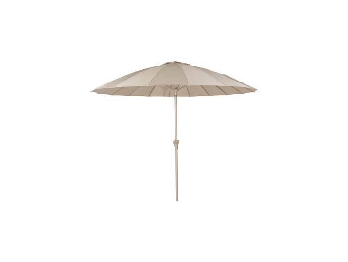 Parasol Ø 250 cm en polyester beige Sunshine Sunbrella Shade